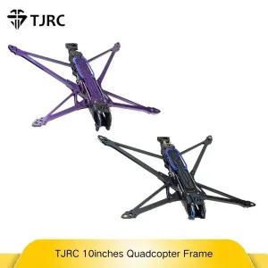 RC소품 FPV RC 레이싱 프리스타일 쿼드콥터 드론용 새 TJRC YJ10인치 프레임