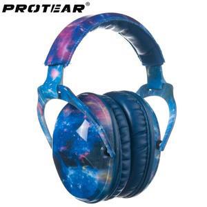 PROTEAR 어린이 소음 차단 헤드폰 25dB NRR 청력 보호 콘서트 비행기 용  안전 귀마개 방음