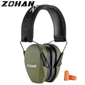 ZOHAN 청력 보호 귀마개 슈팅 패시브 방음 수비수 슬림 헤드셋 NRR 27dB 귀 방어 용품 용