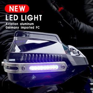 LED 오토바이 핸드 가드 앞유리 모토크로스 피트 더트 바이크 액세서리 혼다 포르자 300 SH 125i 슈퍼 큐브