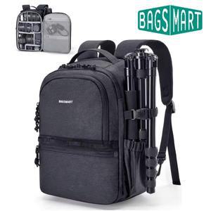 BAGSMART 사진가용 DSLR 카메라 배낭 도난 방지 케이스 소니 캐논 니코에 적합