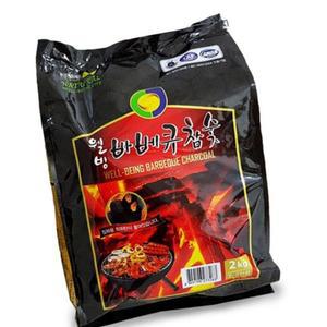 참숯 웰빙 샤인빈 바베큐 내추럴 2kg