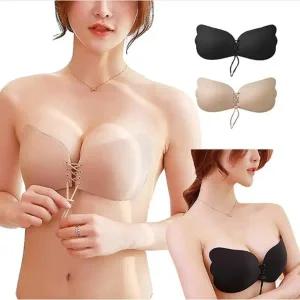 코르셋실리콘누드브라앞후크볼륨업웨딩브라접착이너브라비키니