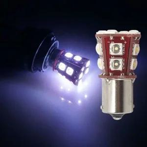 12V-24V용 싱글 더블 5050 1칩 14발 7000K 화이트LED 턴시그널 브레이크등 전등 자동차전등