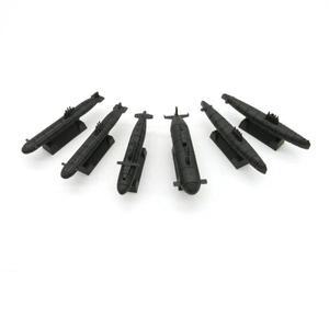 6PCS 미니 군함 핵 잠수함 플라스틱 조립 모델 구축 키트 어린이 장난감 장식품 수집