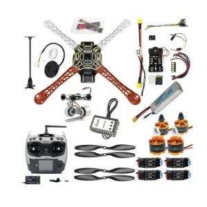 픽스호크 RC FPV 드론 키트 F450 프레임이 된 4축 쿼드콥터 PIXHAWK PXI PX4 비행 제어 920KV 모터 GPS AT9