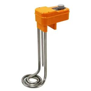 [셀링코리아]S 후지카 돼지꼬리 물히터 팔팔팔 국자형 3kw 500mm FU-500 온수기 물데우기 히터봉