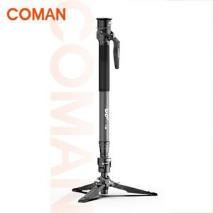 COMAN M1Pro 카본 파이버 모노포드 삼각대 (퀵 릴리즈 플레이트 포함) DSLR 카메라 스탠드용 경량 여행용