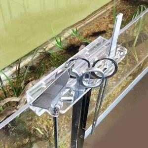 [셀러에이드]어항 아크릴 데일리 공구 거치대 클래식 걸이 수납 선