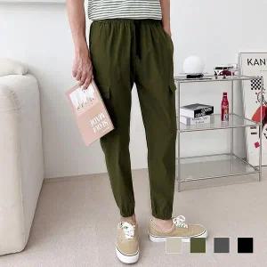 테이스 남자 카고 조거 바지 SD220985 슬림핏 스키니 스키니