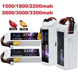 4S 리포 배터리 14.8V 1500mAh 45C60C RC FPV 드론 쿼드콥터 레이싱카 딘스XT60용