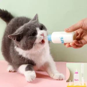반려동물분유병 애완동물 젖병 세트 고양이 60ml
