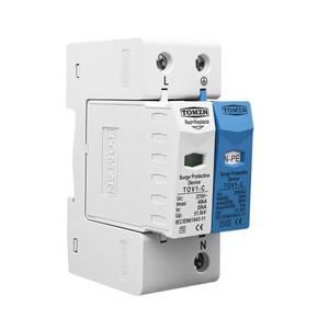 AC SPD 1P+NPE 50kA T2 385V 255V 주택용 서지 보호기 저전압 피뢰기