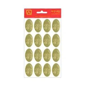 (세모네모) 1000 청첩장 견출지 10-815 4매 고맙/33x18 (1개) 자재