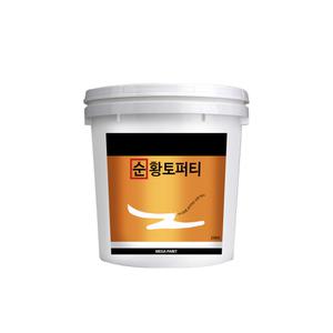 순 황토퍼티 4kg 결로 곰팡이 방지 벽지 습도조절 마감재