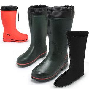 250~280mm dmshoe 남성용 초경량EVA 카프 탈부착 방한버선 장화 부츠 작업화 T42-1D