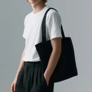 완전튼튼 노트북 A4수납 로이스 여행 숄더백 면 에코백 캔버스백 남자 남성 여성 보부상 여행용 가방