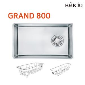 백조씽크 싱크볼/사각볼 그랜드800/GRAND800 악세사리 스텐레스 배수구 포함