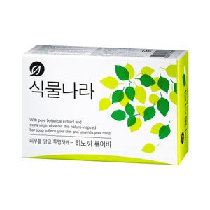 식물나라 비누 히노끼 퓨어바 100g 1개