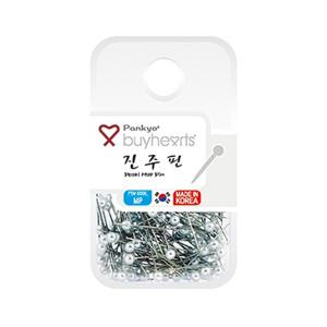 바이하츠 진주핀(MP) 1통 시침핀 스테인리스 침핀