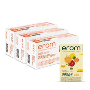 이롬 황성주 과채습관 옐로우 과일야채주스 140ml 72팩
