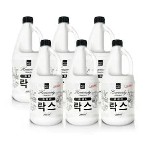 홈블리락스 2L x 6개입 1박스 표백제 청소세제 얼룩제거 주방,욕실청소 살균소독 악취제거