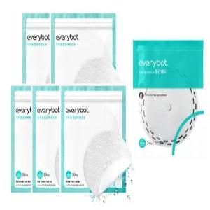 에브리봇 정품 일회용 물걸레 청소포(150매) + 중간패드 세트 eru