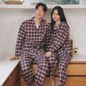 [마누아]20수선염기모 커플잠옷 파자마세트 2031/6031