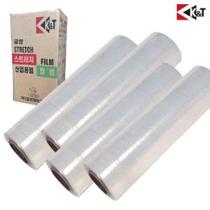 금성 산업용랩/스트레치필름 5종 폭/500mm (4롤/BOX) 포장랩 파레트랩  랩핑지 래핑