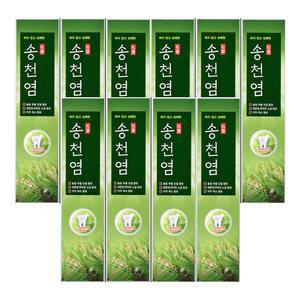 메디안 송천염치약 120g 10개 / 소금치약