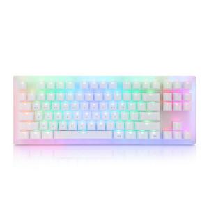 앱코 ADK05 TKL 아크릴 듀얼 RGB 게이밍 키보드 적축