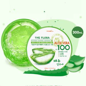 프라임픽 100% 제주 알로에베라 수딩젤 300ml 5개 보습 진정 수분크림