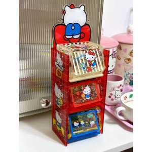 산리오 헬로키티 미니 서랍장 3단 소품 정리함 수납