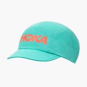 HOKA 호카 패커블 트레일 햇 러닝 모자 볼캡 일렉트릭 아쿠아 197634523996