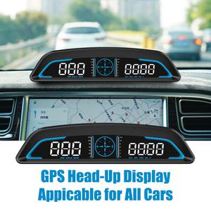 G3 차량 HUD 헤드 업 디스플레이 GPS 속도계 온보드 컴퓨터 스마트 디지털 시계 알람 게이지 액세서리 Cart
