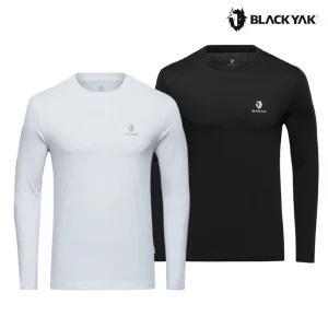 블랙야크 남성 면 기본티셔츠 등산 운동 이너 긴팔티 기능성 M카파스수피마라운드티L 1BYTSF4026