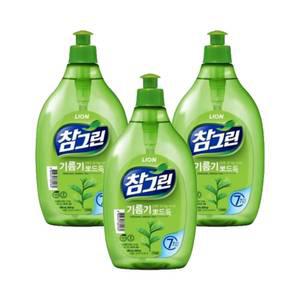 참그린 녹차 뽀드득 주방세제 500g 3개