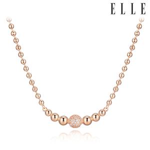 [엘르주얼리] 볼륨 라운드 목걸이 ELBRNN184