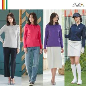 [아놀드파마]여성 긴팔 PK티셔츠 4종세트