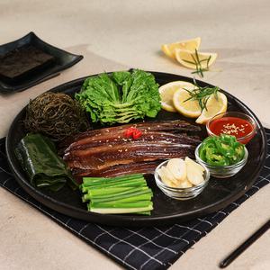 어부랑 구룡포 직발송 햇 과메기 10쪽 20쪽 + 국산 자연산 돌미역 야채세트