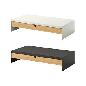 [마켓비]이케아 ELLOVEN 엘로벤 모니터스탠드+서랍 47x26cm/모니터받침대서랍
