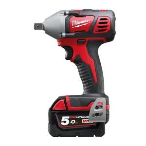 밀워키 충전임팩렌치 1/2인치 M18 BIW-502C (18V) 5.0Ah 배터리2개