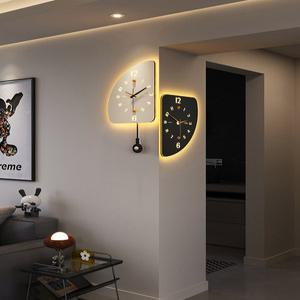 모서리 벽시계 거실 천사흰색 사무실 코너 모던 모서리벽시계