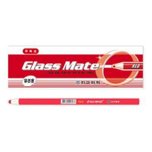 지구화학 글라스메이트 축지식색연필 빨강/적색 / 유리용 (nx2832)