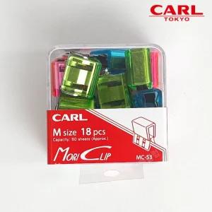 CARL 칼 모리클립 문서 서류 사무용 페이퍼 클립 사무용품 파일철 중형 칼라 펜팬