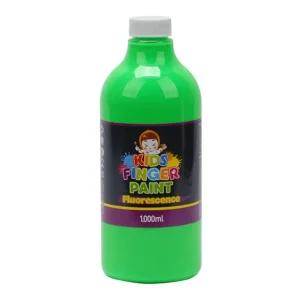 키즈 핑거 페인트 형광색 1000ml 낱색/유아용물감/워셔블물감/아기물감/핑거물감/키즈핑거페인트/잘지워지