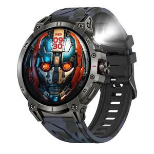 HOTWAV Hyper 7 T7S Cyber 15 Titan 스마트 워치 남성용 야외 스포츠 블루투스 통화 건강 모니터링 피트