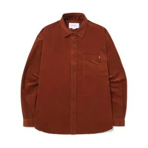 COVERNAT 세미 오버핏 코듀로이 셔츠 카멜 CO2403SH04CE