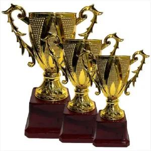 앤아이아트 미니 금색 트로피 13cm 17cm 18cm 행사 시상 수여 기념품 소 중 대