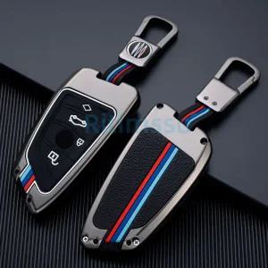차키케이스 아연 합금 자동차 키 케이스 커버 BMW X1 X3 X4 X5 F15 X6 F16 G30 7 시리즈 G11 F48 F39 520 5